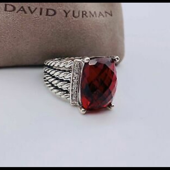 David Yurman Jewelry - David Yurman Garnet 16x12mm Wheaton Ring David Yurman Jewelry - David Yurman Garnet 16x12mm Wheaton Ring
